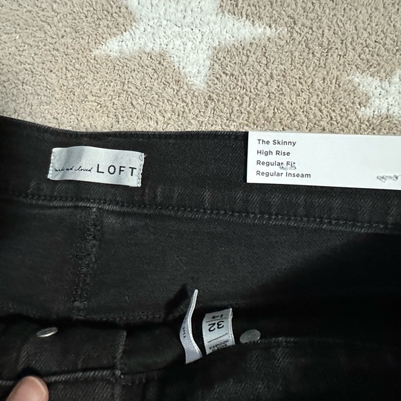 NWT THE LOFT THE SKINNY HIGH RISE JEANS SZ 32 - Picture 4 of 6